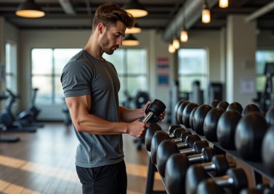 Comment choisir le poids d'haltères idéal pour bien débuter la musculation ?