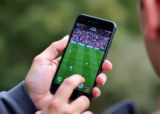 Guide pratique : Suivre un match de football en direct sur votre smartphone