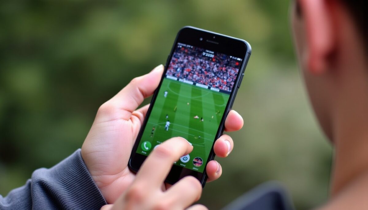 Guide pratique : Suivre un match de football en direct sur votre smartphone